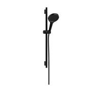 hansgrohe Rainfinity set de ducha 130, 3jet, S PURO barra de ducha 650mm, 28745670, Color: negro mate