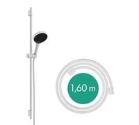 hansgrohe Rainfinity set de ducha 130, 3jet, S PURO barra de ducha 900mm, 28743700, Color: Blanco Mate