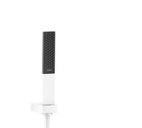 hansgrohe Rainfinity shower holder set 100 1jet con ducha de 125 cm, 26857700, Color: blanco mate