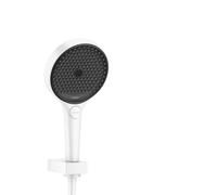 hansgrohe Rainfinity shower holder set 130 3jet con manguera de ducha 160 cm, 26851700, Color: blanco mate