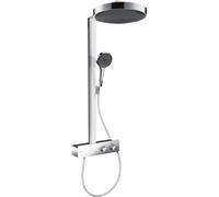 Hansgrohe Conjunto ducha Rainfinity a pared – Termostato, rociador 36 cm lluvia, 3 chorros, cromo