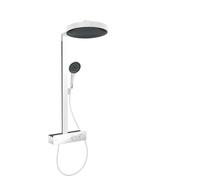 hansgrohe Rainfinity sistema de ducha 360, 1 tipo de chorro, ShowerTablet 350, 26853700, Color: Blanco Mate