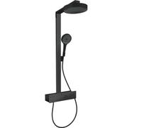 Sistema de ducha hansgrohe Rainfinity 250, 1 rociador tipo ahorro de agua, ShowerTablet 350, 28742670, Color: negro mate