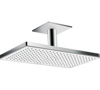 Hansgrohe Rainmaker Select ducha con efecto lluvia 46.6x27 cm rectangular cromo-blanco 24012400