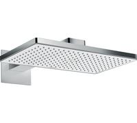 Hansgrohe Rainmaker Select ducha con efecto lluvia 46.6x27 cm rectangular cromo-blanco 24013400