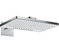 Hansgrohe Rainmaker Select ducha con efecto lluvia 46.6x30 cm rectangular cromo-blanco 24015400