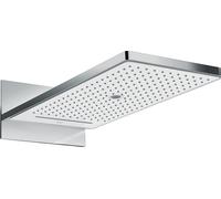 Hansgrohe Rainmaker Select ducha con efecto lluvia 58x26 cm rectangular cromo-blanco 24001400
