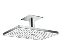 Hansgrohe Rainmaker Select ducha con efecto lluvia 46.6x30 cm rectangular cromo-blanco 24016400