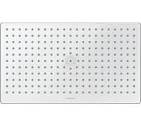 hansgrohe RainmakerSelect 460 1jet ducha mural con conexión al techo 100 mm, 24002400, Color: Cromado / Blanco