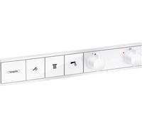 Hansgrohe RainSelect grifo de bañera y ducha empotrado con termostato blanco 15381700
