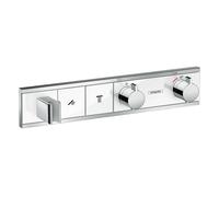 Hansgrohe RainSelect grifo de bañera y ducha empotrado con termostato cromo-blanco 15355400