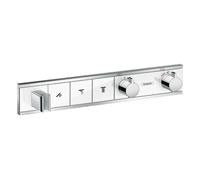 Hansgrohe RainSelect grifo de bañera y ducha empotrado con termostato cromo-blanco 15356400