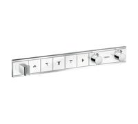 Hansgrohe RainSelect grifo de bañera y ducha empotrado con termostato cromo-blanco 15358400