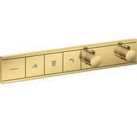 Hansgrohe RainSelect grifo de bañera y ducha empotrado con termostato oro 15381990