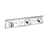 Hansgrohe RainSelect grifo de bañera y ducha empotrado con termostato cromo-blanco 15355400