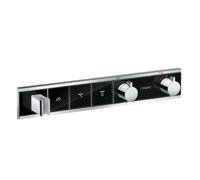 Hansgrohe RainSelect grifo de bañera y ducha empotrado con termostato cromo-negro 15356600
