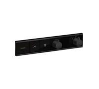 Hansgrohe RainSelect grifo de bañera y ducha empotrado con termostato negro 15380670