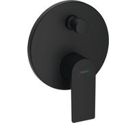 Hansgrohe Rebris E grifo de bañera y ducha empotrado negro 72468670