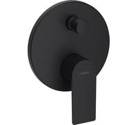 Hansgrohe Rebris E grifo de bañera y ducha empotrado negro 72469670