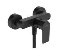Hansgrohe Rebris E grifo para ducha a pared negro 72650670