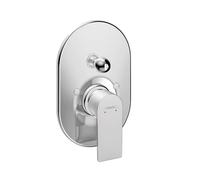 Hansgrohe Rebris E - Grifo empotrado de ba?era, con cuerpo de montaje, cromo 72458000