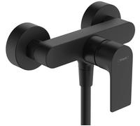 Hansgrohe Rebris E grifo para ducha a pared negro 72650670