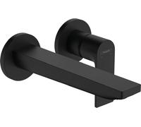 hansgrohe Rebris E Grifo monomando de lavabo empotrado con caño 20 cm, negro mate, 72568670
