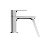 hansgrohe Rebris E mezclador monomando de lavabo 80 con juego de desagüe, proyección: 121mm, cromo, 72550000