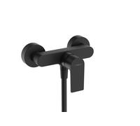Hansgrohe Rebris E grifo para ducha a pared negro 72650670