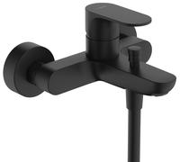 Hansgrohe Rebris S grifo de bañera y ducha a pared negro 72440670