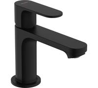 Hansgrohe Grifo monomando para lavabo Rebris S CoolStart 121 mm con vaciador negro mate 72513670