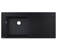 Hansgrohe S 51 fregadero de granito 105x51 cm negro 43330170