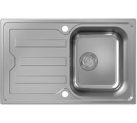 hansgrohe S44 fregadero empotrado 342, acero inoxidable, con escurridor corto, 790x500mm, 43364800