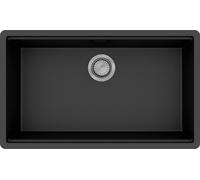 hansgrohe S53 fregadero empotrado SilicaTec, 700x400mm, 43363170, Color: Negro grafito