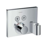 Hansgrohe Shower Select - Grifo termostático empotrado, con 2 salidas, cromo 15765000