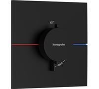 Hansgrohe ShowerSelect Comfort E grifo para ducha empotrado con termostato negro 15574670