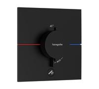 Hansgrohe ShowerSelect Comfort E grifo para ducha empotrado con termostato negro 15575670