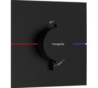 Hansgrohe ShowerSelect Comfort E grifo para ducha empotrado con termostato negro 15574670