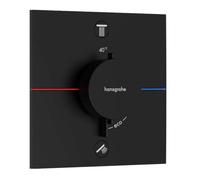 Hansgrohe Grifo termostático ShowerSelect Comfort E, 2 funciones, SafetyStop 40°C, Negro mate