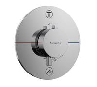 Hansgrohe ShowerSelect Comfort - Grifo empotrado termostático para 2 dispositivos, cromo 15554000