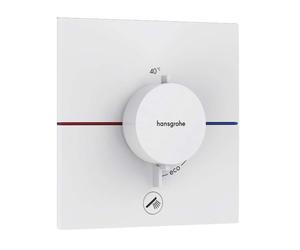 Hansgrohe ShowerSelect Comfort - Grifo termostático empotrado, blanco mate 15575700