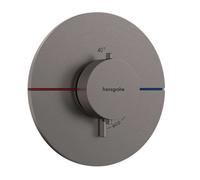 Hansgrohe Grifo termostático empotrado ShowerSelect Comfort cromo negro cepillado 15559340