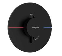 Hansgrohe ShowerSelect Comfort S grifo para ducha empotrado con termostato negro 15559670