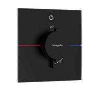 Hansgrohe ShowerSelect Comfort - Grifo termostático empotrado, negro mate 15571670
