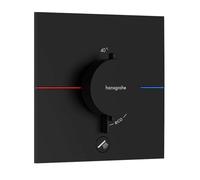Hansgrohe ShowerSelect Comfort E grifo para ducha empotrado con termostato negro 15575670