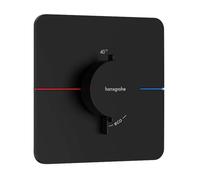 Hansgrohe ShowerSelect Comfort - Grifo termostático empotrado, negro mate 15588670