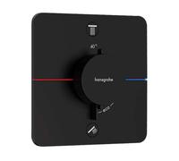 Hansgrohe Grifo termostático empotrado ShowerSelect Comfort para 2 dispositivos negro mate 15583670