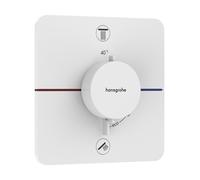 Hansgrohe ShowerSelect Comfort Q grifo de bañera y ducha empotrado con termostato blanco 15583700