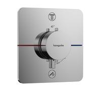 Hansgrohe ShowerSelect Comfort Q grifo de bañera y ducha empotrado con termostato cromo 15583000