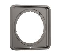 hansgrohe ShowerSelect Comfort Q prolongación roseta 5mm, 13613340, Color: Cromo negro cepillado